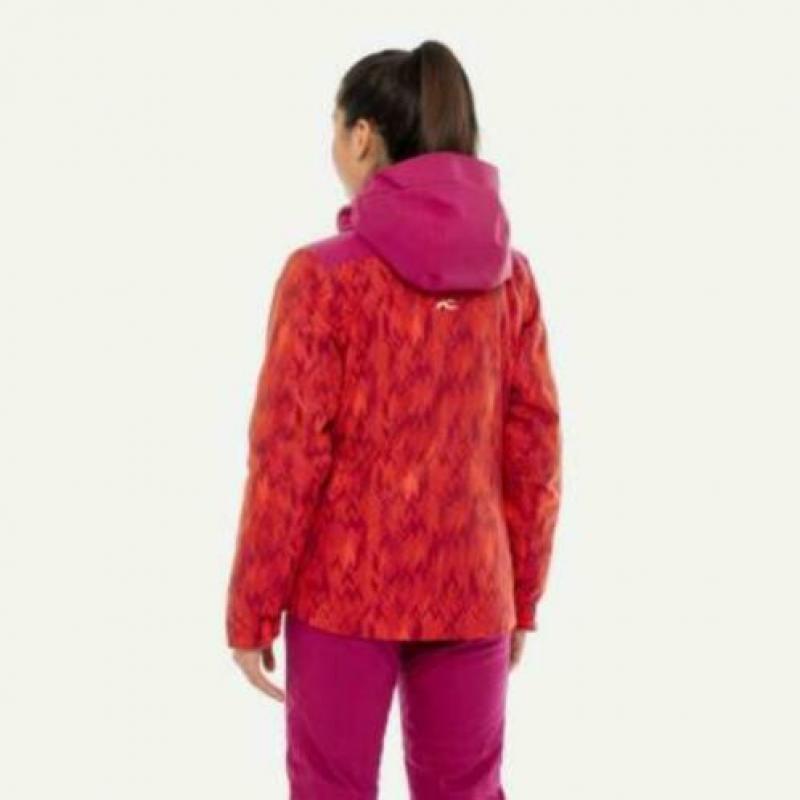 Kjus Surface Girls 152 Purple Berry - Fiery Red - Skijas