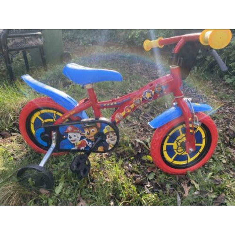 Nieuwe paw patrol kinder fiets