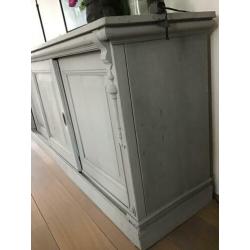 Oud grenen dressoir/kast/toonbank