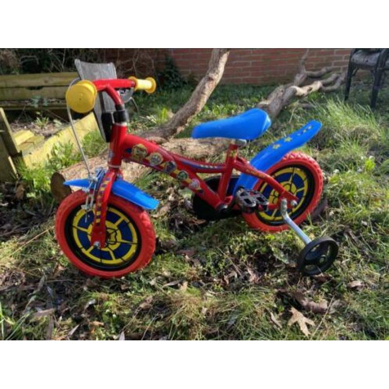 Nieuwe paw patrol kinder fiets