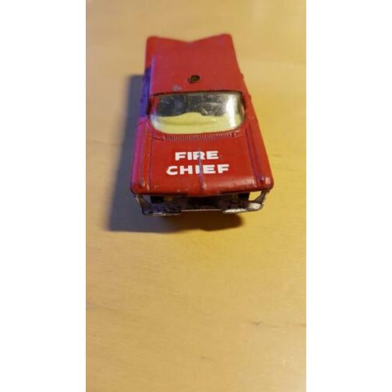 'Corgi Toys Chevrolet impala Fire Chief' loop sloop