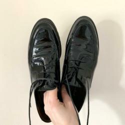 Brogues veterschoenen lakleer van Paul Green maat 40