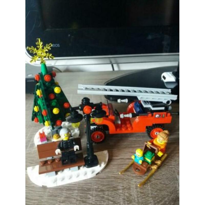 Lego 10263 winter kerst brandweerkazerne