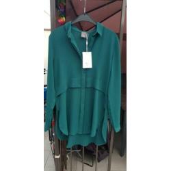 Dames tuniek van turquoise kleur