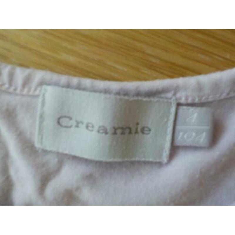 Creamie tricot top poederroze maat 104