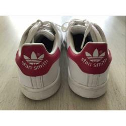 Adidas Stan Smith maat 35,5 wit/fuchsia