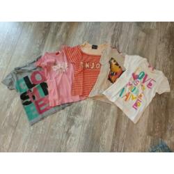 Doos vol meisjes kleding maat 104/110