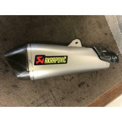 Akrapovic uitlaat Triumph Tiger 800 XC XR XRx XCx XRT XCA