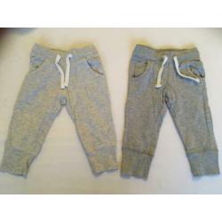 Leuke broekje / joggingbroek Hema maat 74 grijs