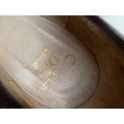 Christian Dior fraaie cyclaam pumps 37,5, in doos / Luxeriös