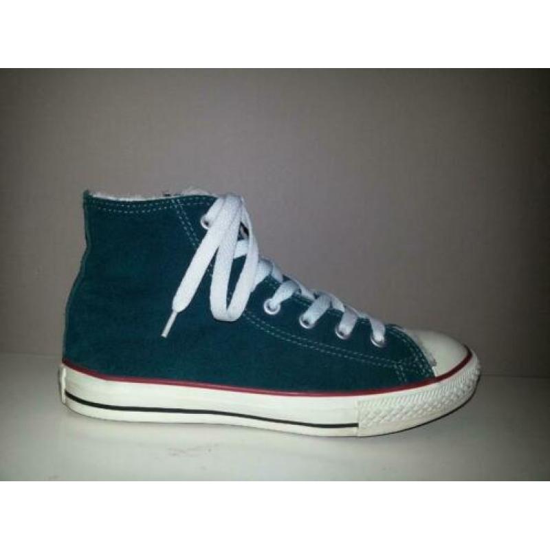 Converse All Star gympen suede donker groen maat 35