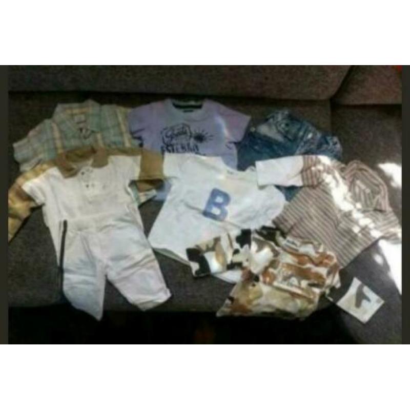 Pakket merk baby kleding jongen 62/68 (pakket 5)