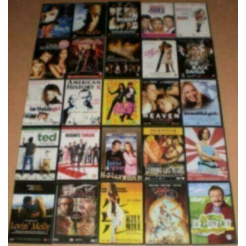 64 dvd's voor 40 euro (of 1 euro per stuk)