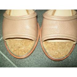 Clarks leren sandaaltjes mt.39 *ZGAN*