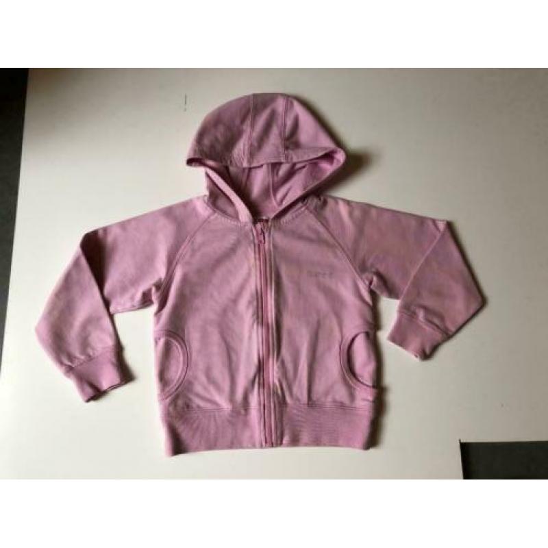 Name it, licht roze met zilver hoodie, maat 116