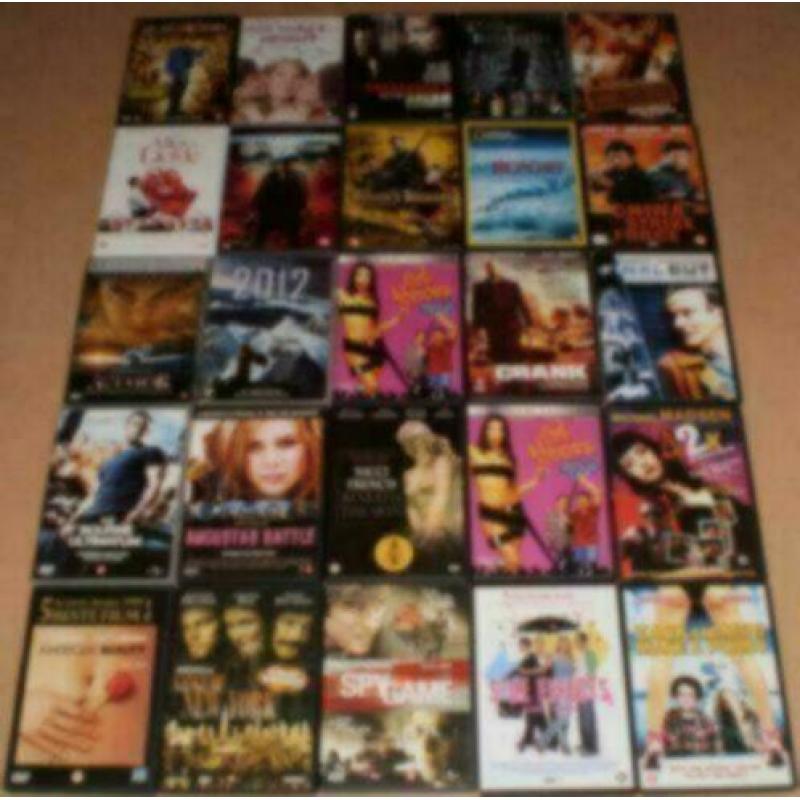 64 dvd's voor 40 euro (of 1 euro per stuk)