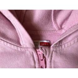 Name it, licht roze met zilver hoodie, maat 116