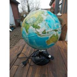 Rico wereldbol globe met verlichting