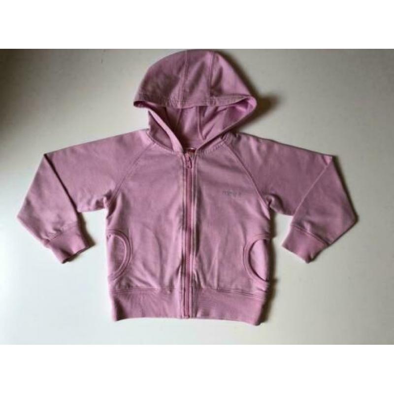 Name it, licht roze met zilver hoodie, maat 116