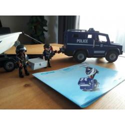 Playmobil 5187 Politieterreinwagen met speedboot