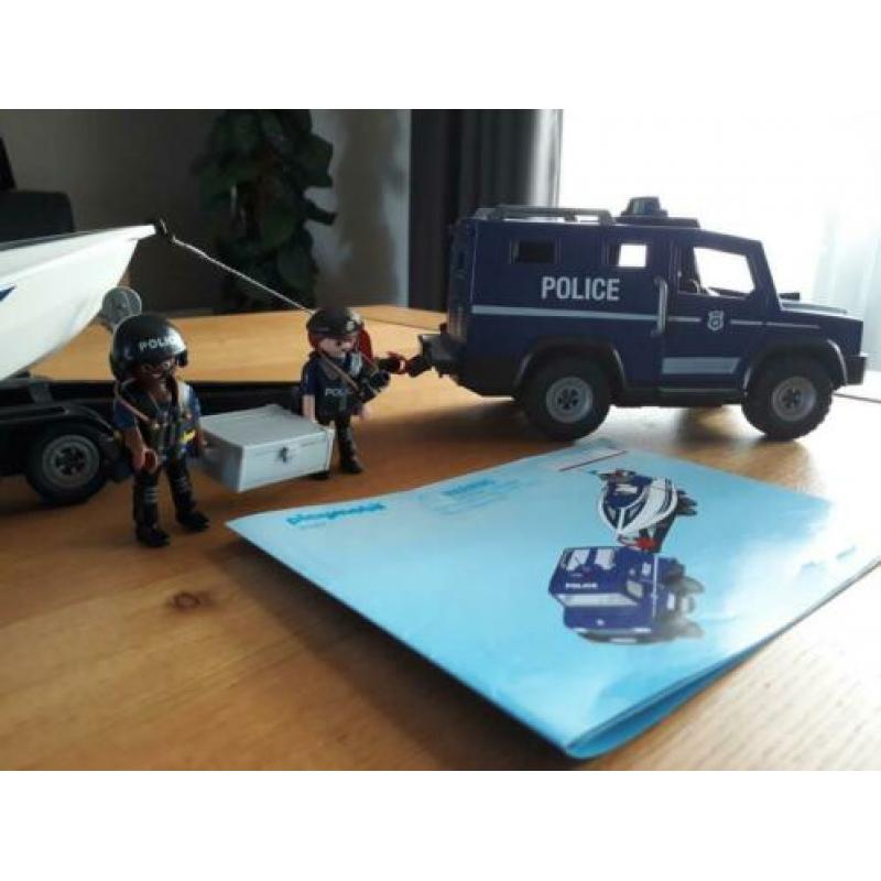 Playmobil 5187 Politieterreinwagen met speedboot