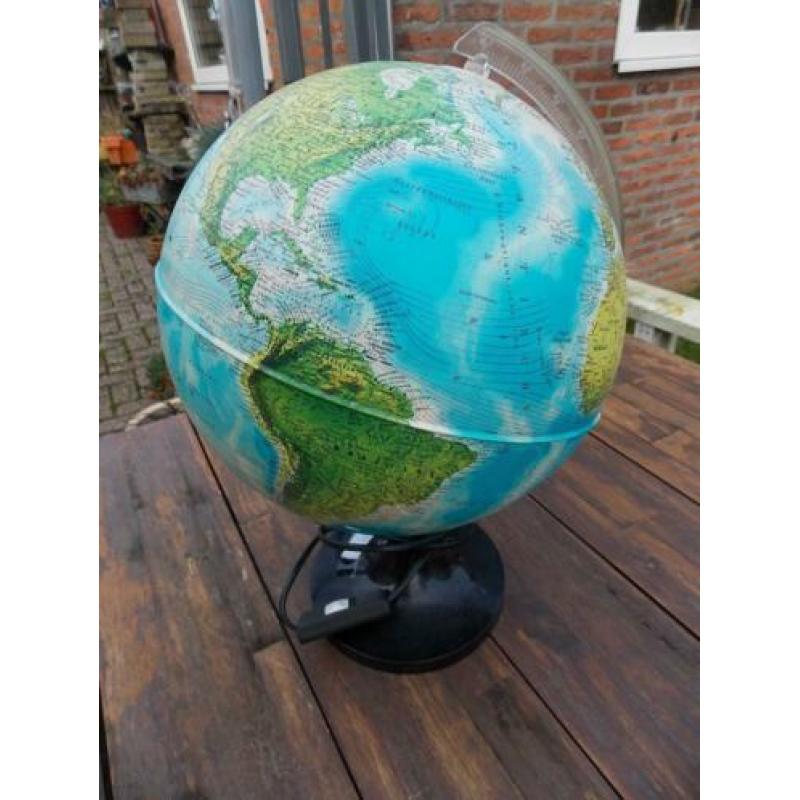 Rico wereldbol globe met verlichting