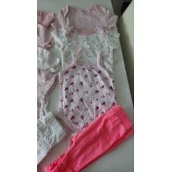 12x body/romper +3x legging maat 62/68 ZGAN