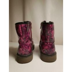 Scapino Blue Box veterboots met bloemendessin, maat 32