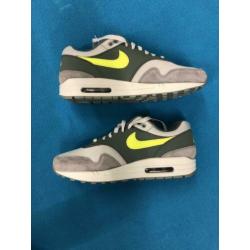 NIEUW! Nike Air Max 1 Mica Volt Green/Grey 42. Géén 41/43