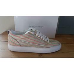 Nieuwe sneaker leder Mason Garments in pastel kleur m 46