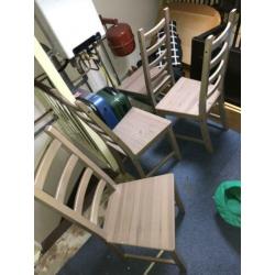 4 ikea stoelen