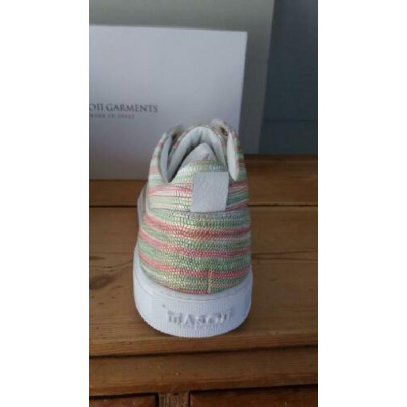 Nieuwe sneaker leder Mason Garments in pastel kleur m 46