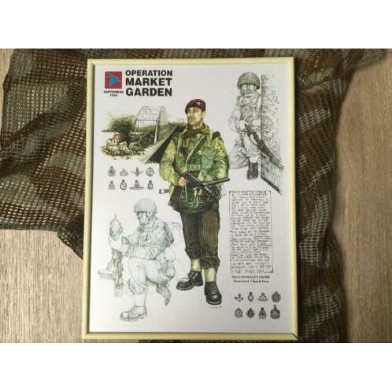 Poster Britse Airborne , Operation Market Garden