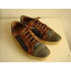 AUSTRALIAN herensneakers, maat 42, blauwgrijs leder (4)