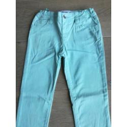 Broek maat 128 mint groen