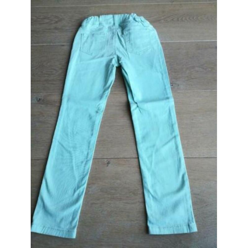 Broek maat 128 mint groen