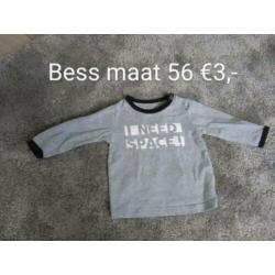 Diverse baby kleding maten 50 / 56 / 62