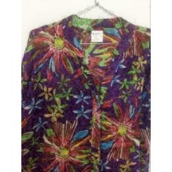 Floral print blouse, maat ;l/xl