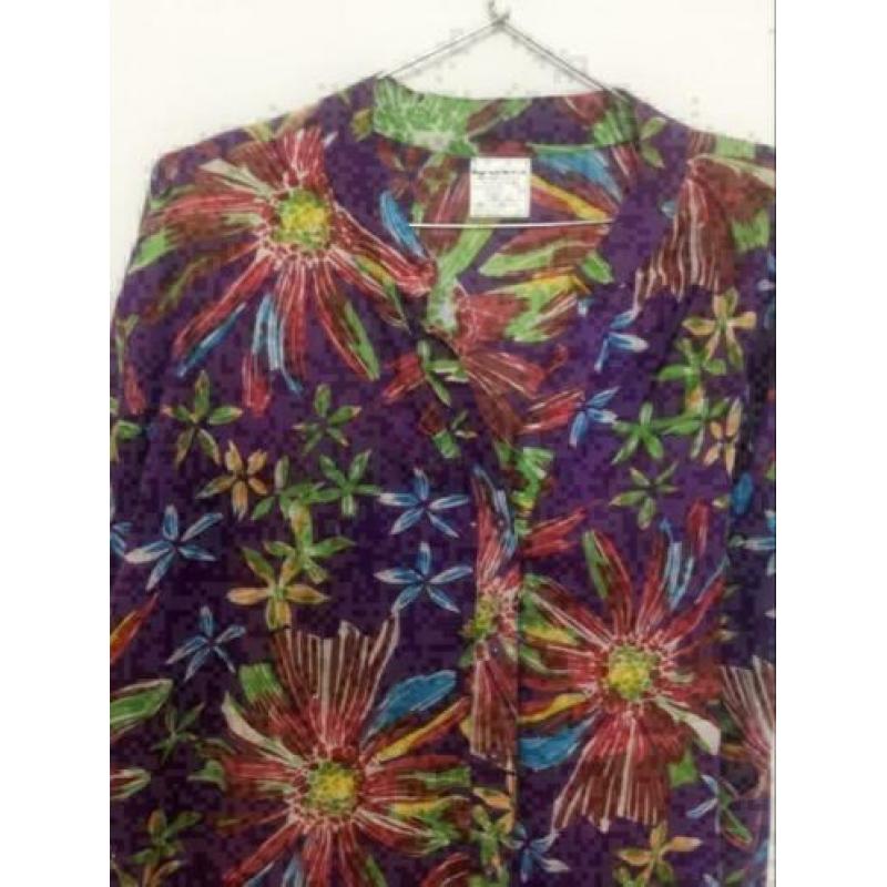 Floral print blouse, maat ;l/xl