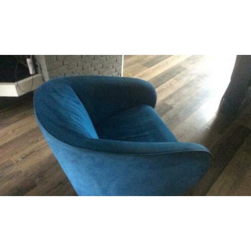 Echte Rolf Benz fauteul zeer mooi en comfortabel soort suede