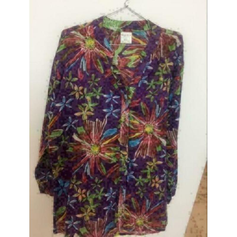 Floral print blouse, maat ;l/xl