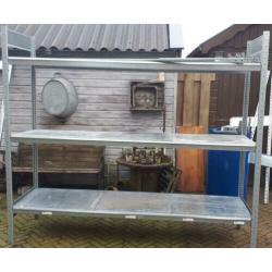 Magazijnstelling zware last stelling legbord 60 cm diep