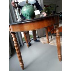 antieke ovale houten tafel te koop