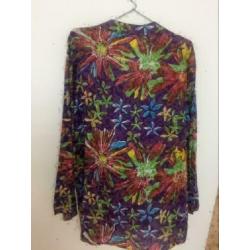 Floral print blouse, maat ;l/xl