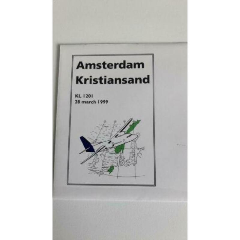 KLM Amsterdam-Kristiansand KL 1201. 1999