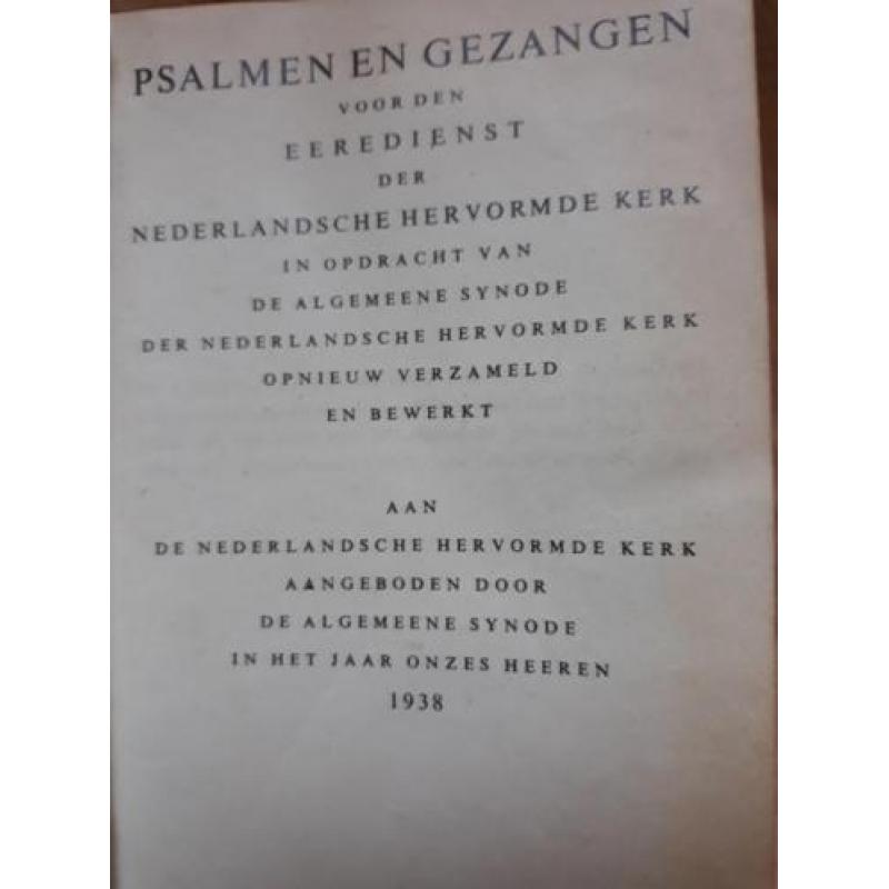 psalmen en gezangenboekje 1938