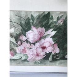 Bloemen aquarel 42x32 cm