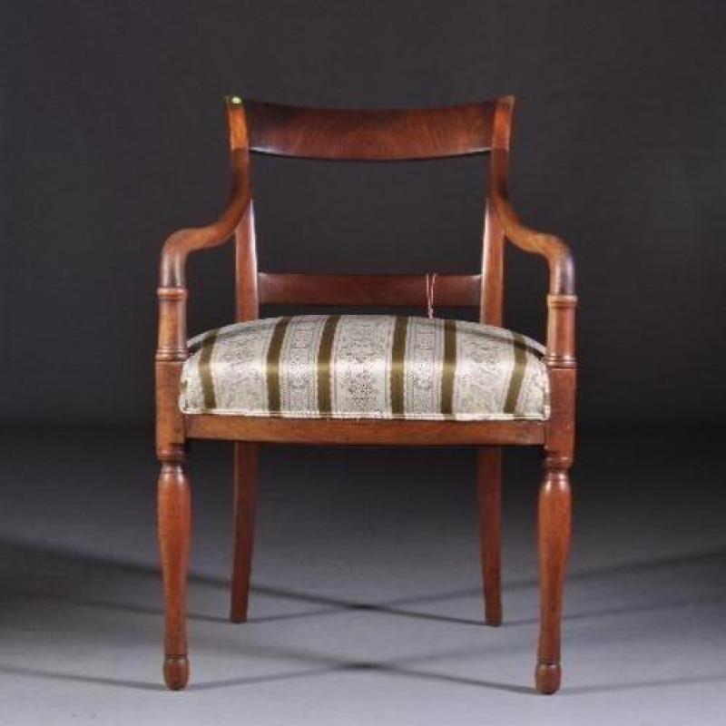 Antieke stoelen / Biedermeier armstoel ca. 1835 prijs inc...