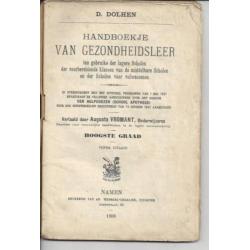 Handboek van gezondheidsleer, 1907 D.Dolhen, vert.A.Vromant