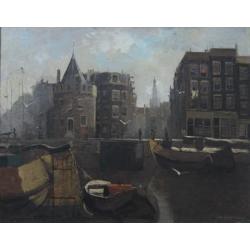 ===Jan Korthals 1916-1972==Amsterdam==stadsgezicht===